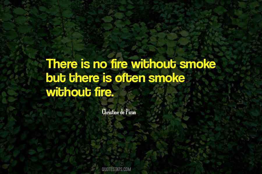 Fire Smoke Quotes #939858