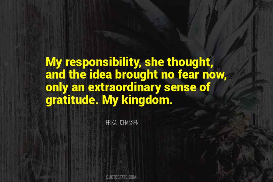 My Responsibility Quotes #1130372