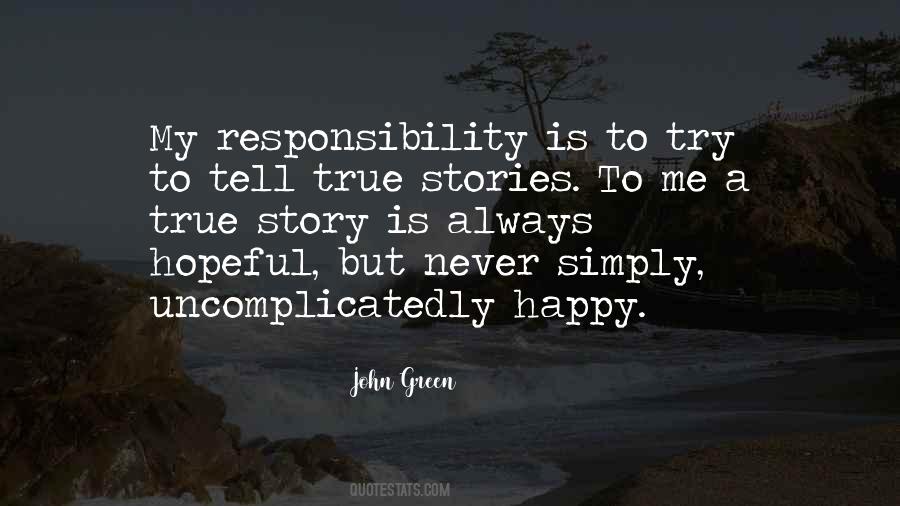 My Responsibility Quotes #1302673