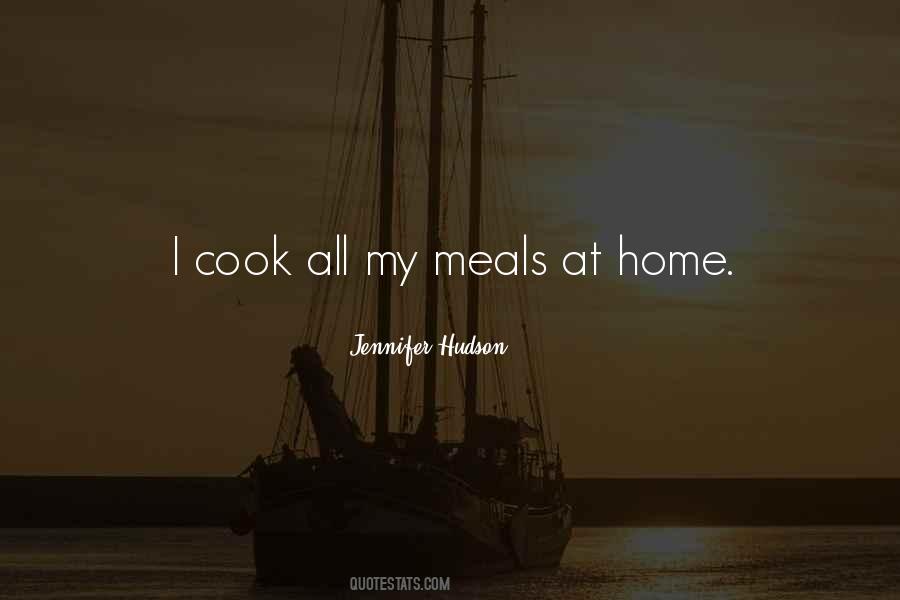 Home Cook Meals Quotes #1672277