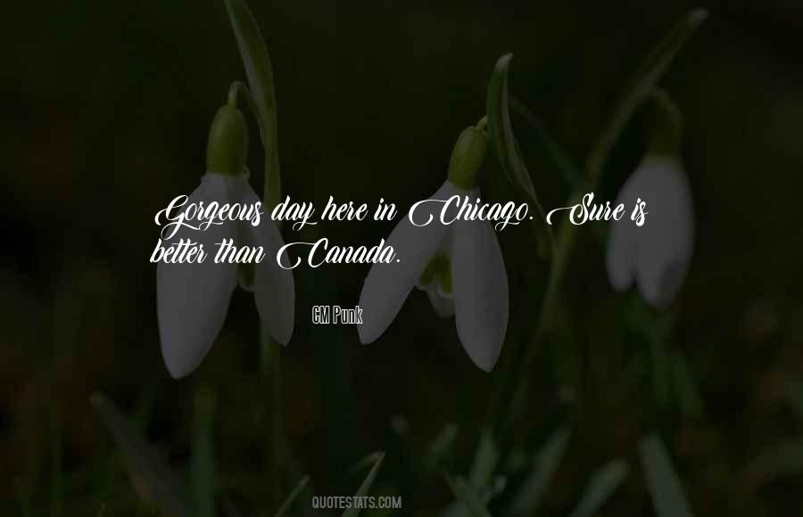 What A Gorgeous Day Quotes #317029