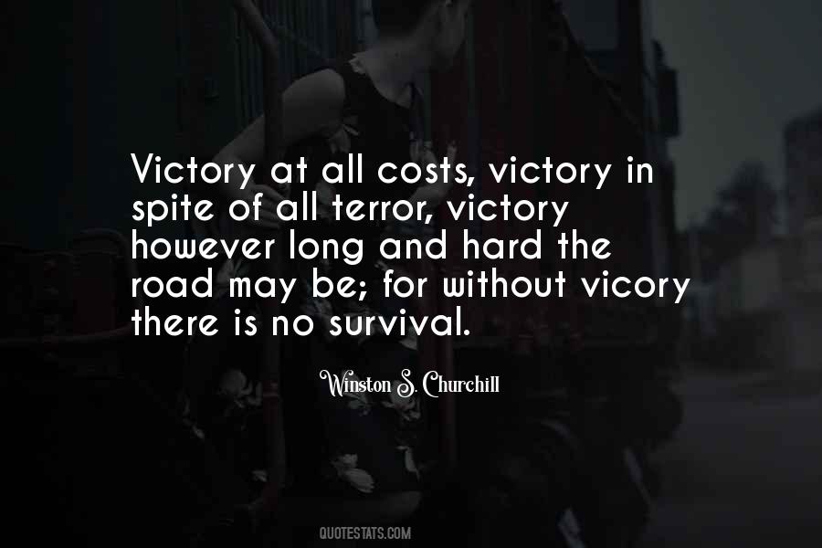 Winston Churchill Victory Quotes #1037332