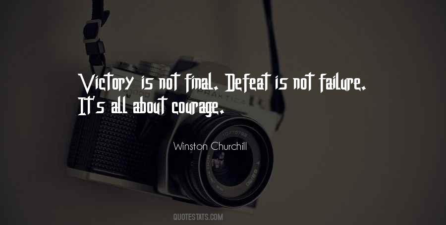 Winston Churchill Victory Quotes #1329672