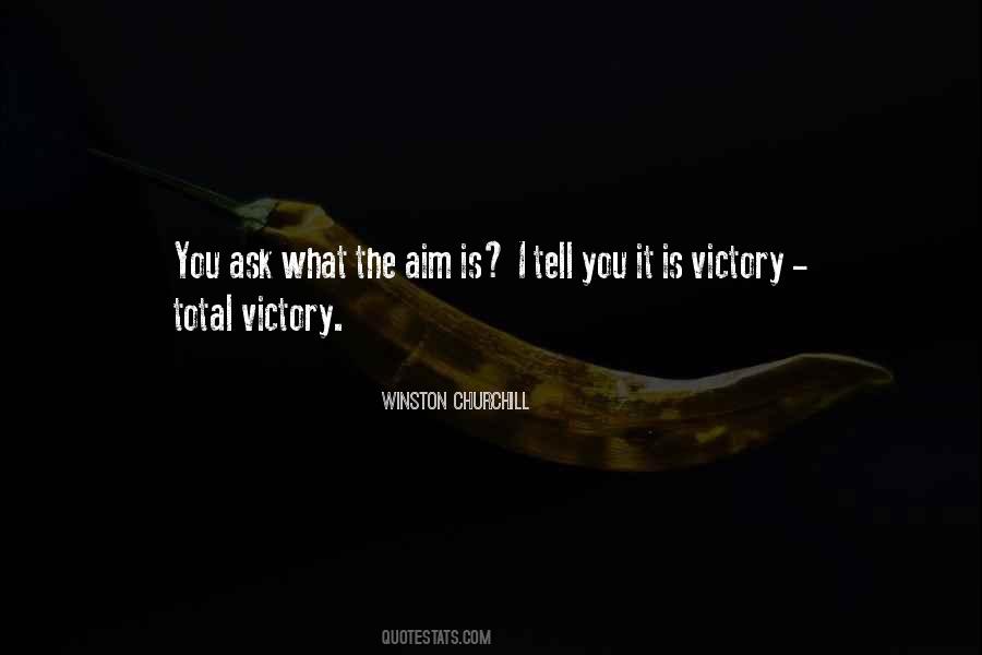 Winston Churchill Victory Quotes #41584