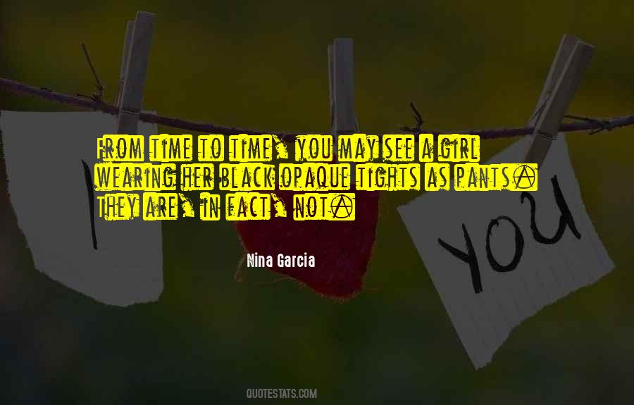 Black Tights Quotes #524904