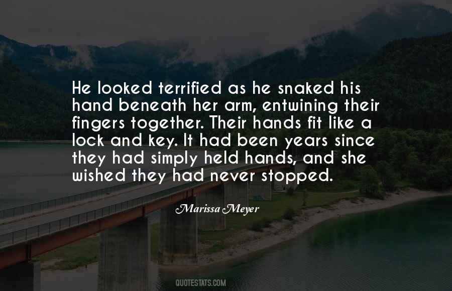 Entwining Their Fingers Quotes #356491