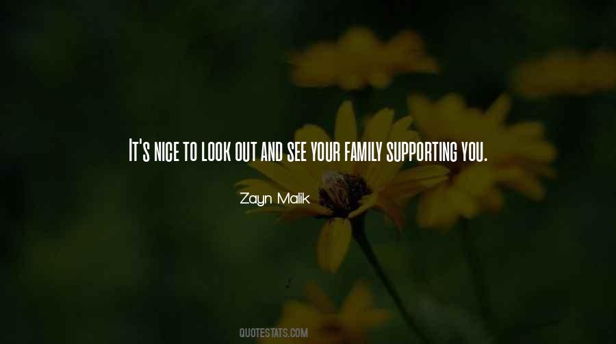 Family Supporting Quotes #72754
