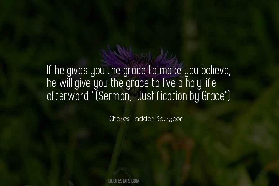 Grace Justification Quotes #965113