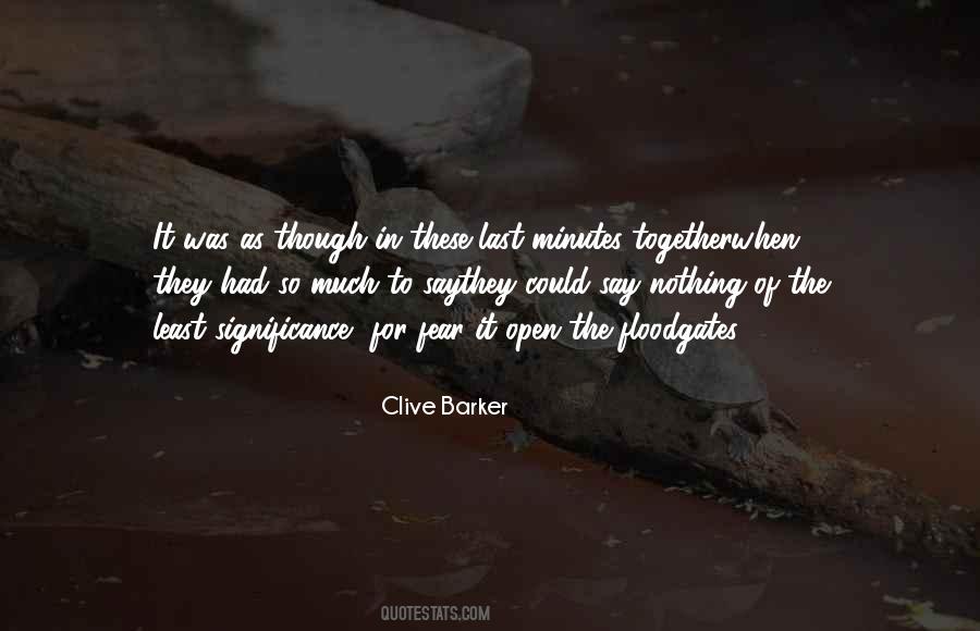 Floodgates Open Quotes #946705