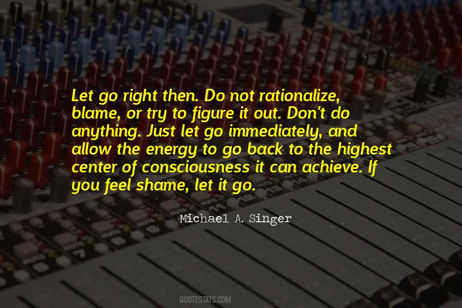 Blame And Shame Quotes #1671385