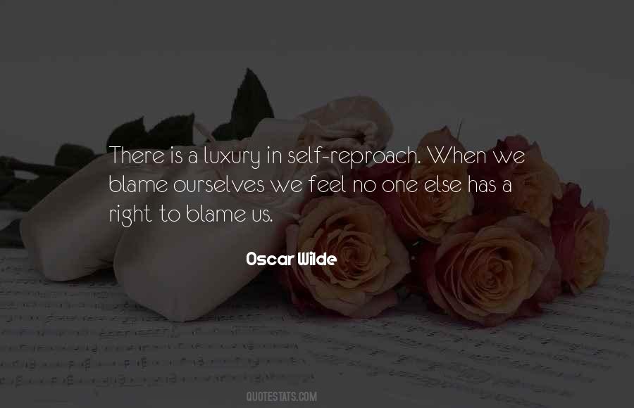 Blame Self Quotes #1225251