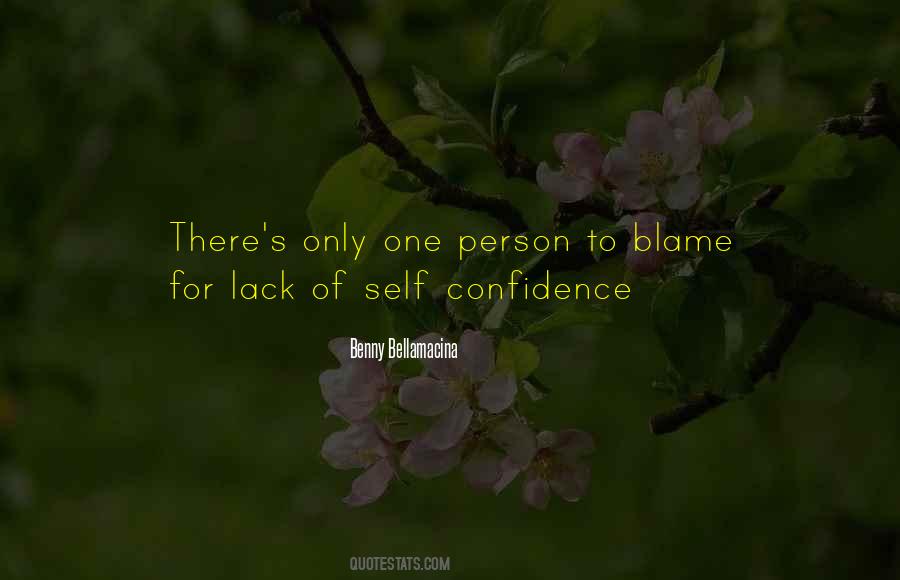 Blame Self Quotes #560546