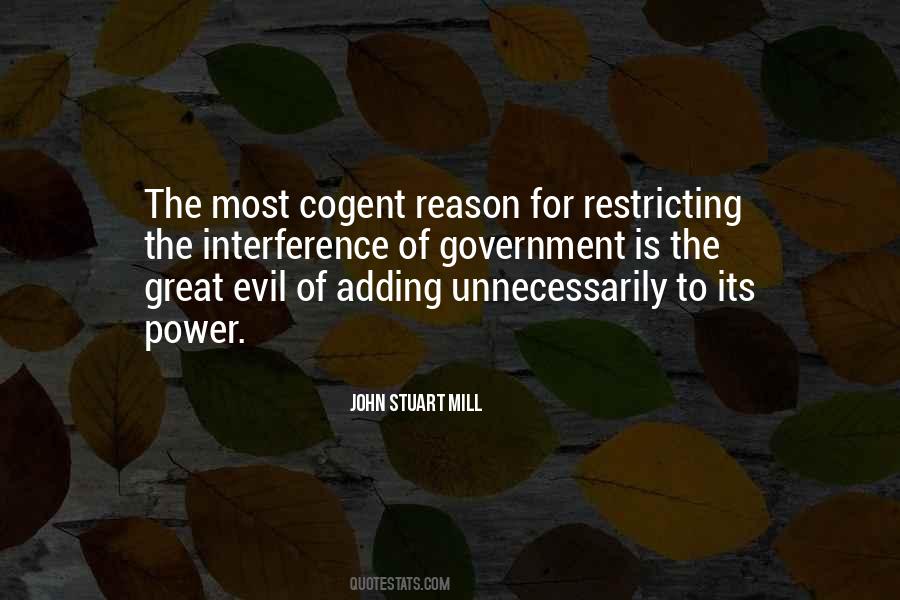 No Government Interference Quotes #1760133