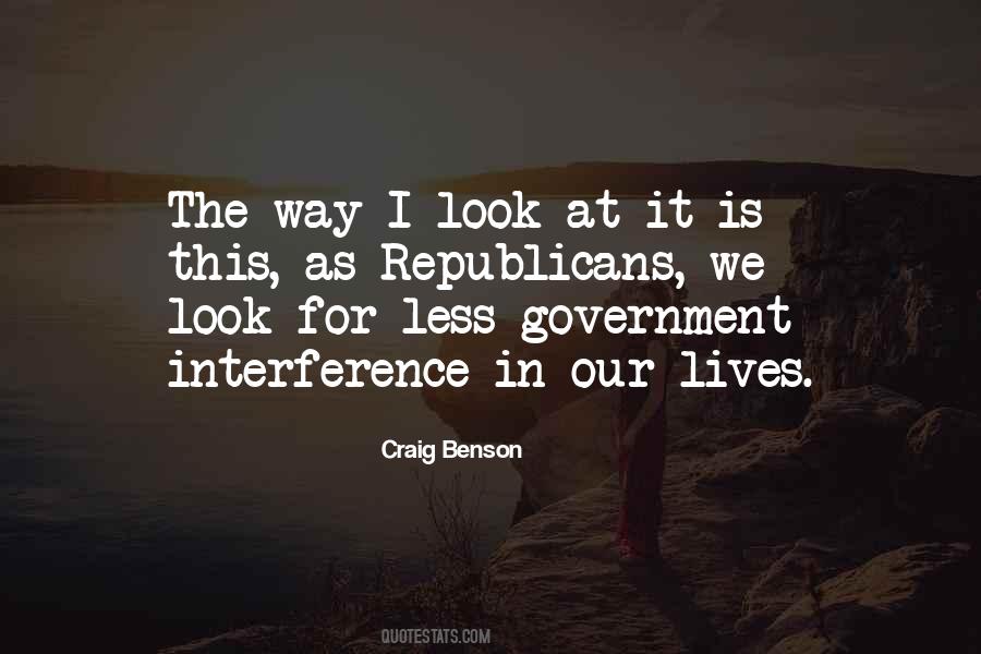No Government Interference Quotes #1856135