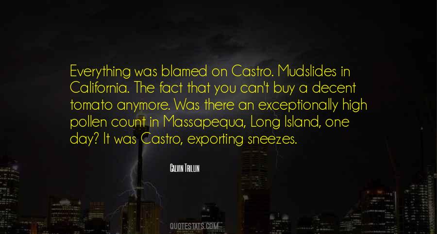 Blamed For Everything Quotes #1431550