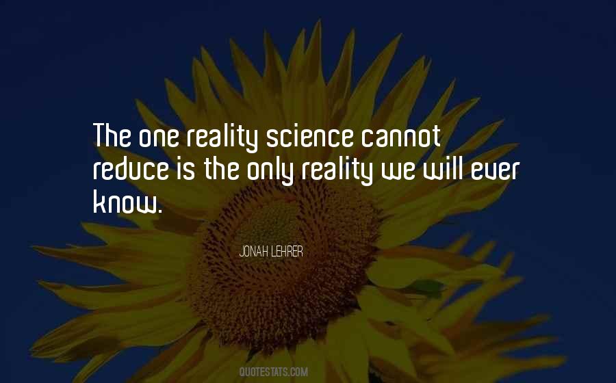 One Reality Quotes #1404164