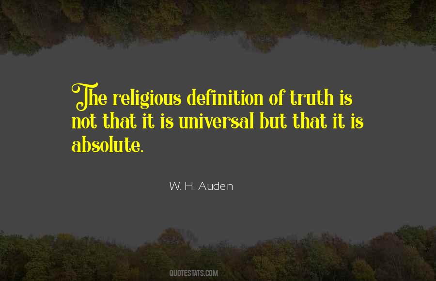 Universal Vs Absolute Quotes #273034