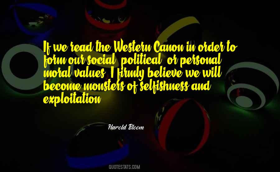Western Values Quotes #1608859
