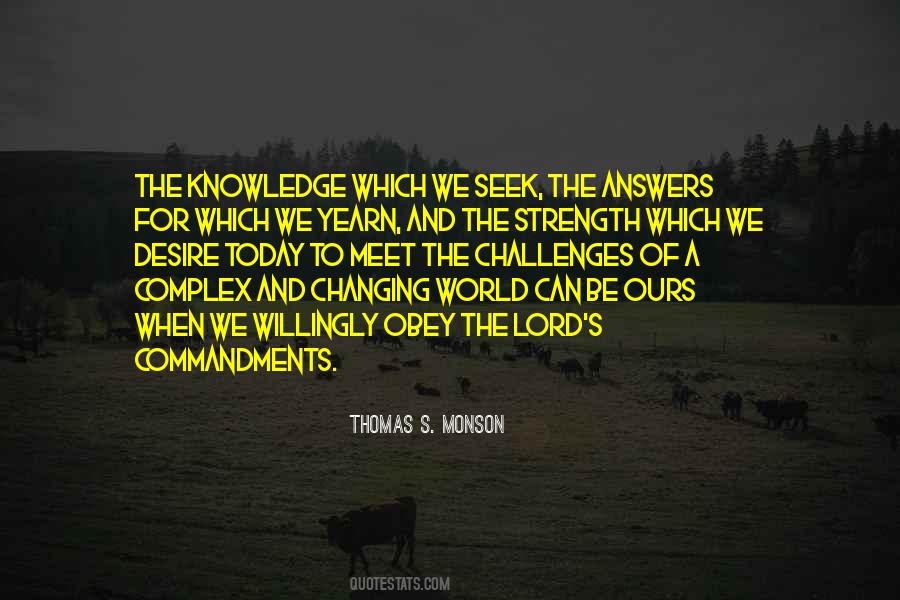 Yearn For Knowledge Quotes #785626