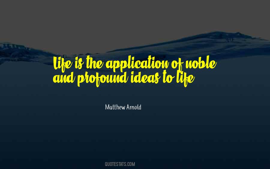 Profound Ideas Quotes #1393557