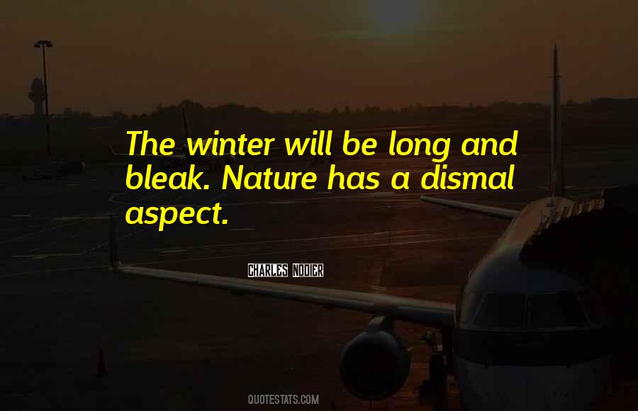 Bleak Winter Quotes #1207884