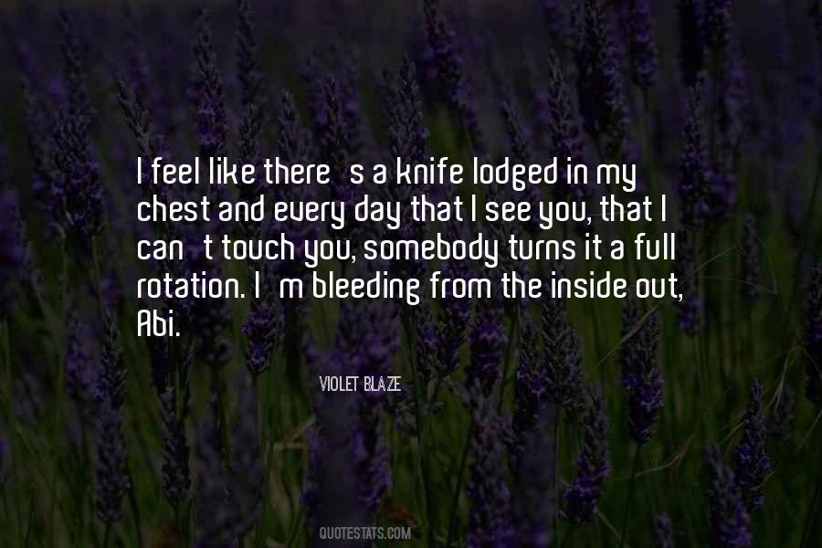 Bleeding Violet Quotes #614596