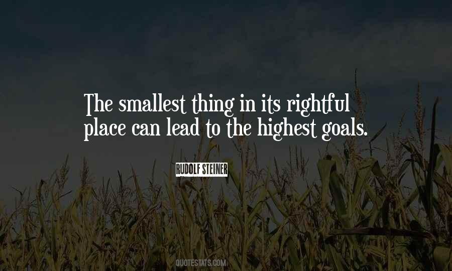 Smallest Thing Quotes #726070