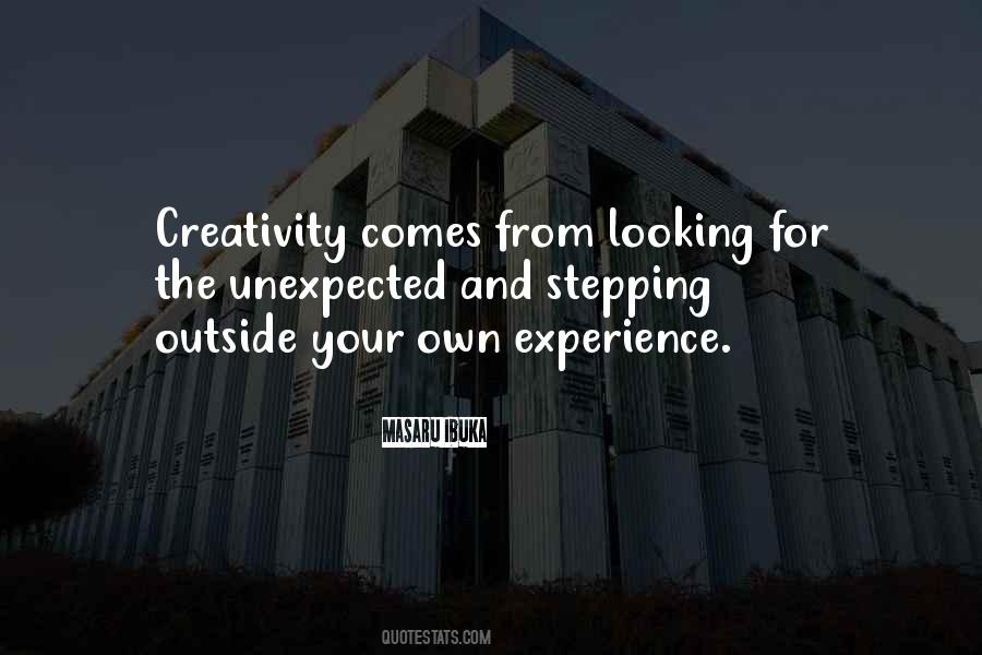 Stepping Outside Your Quotes #1678328