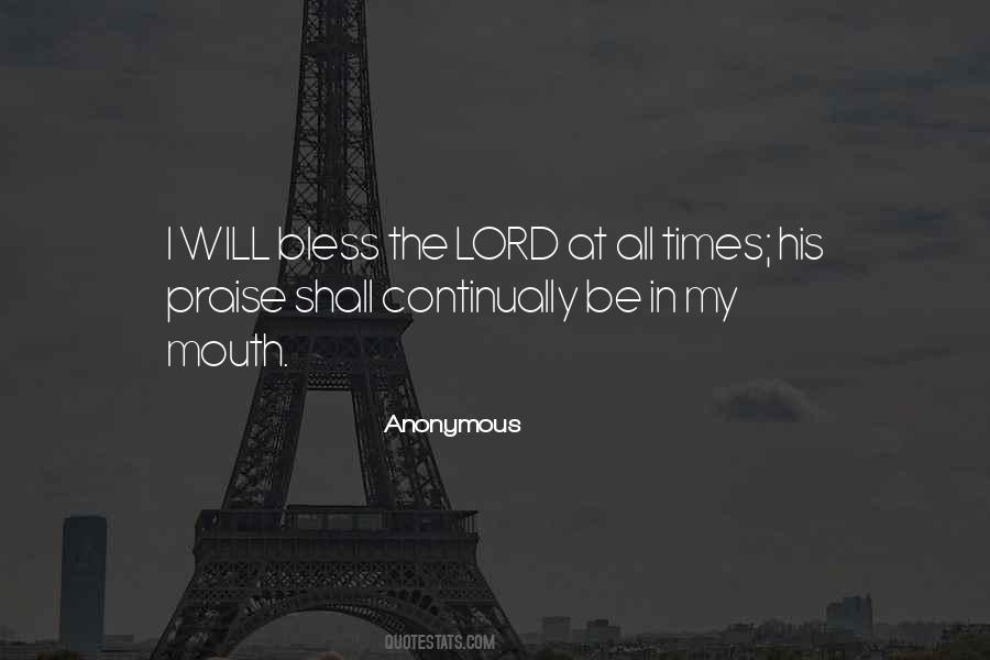 Bless Me Oh Lord Quotes #557314