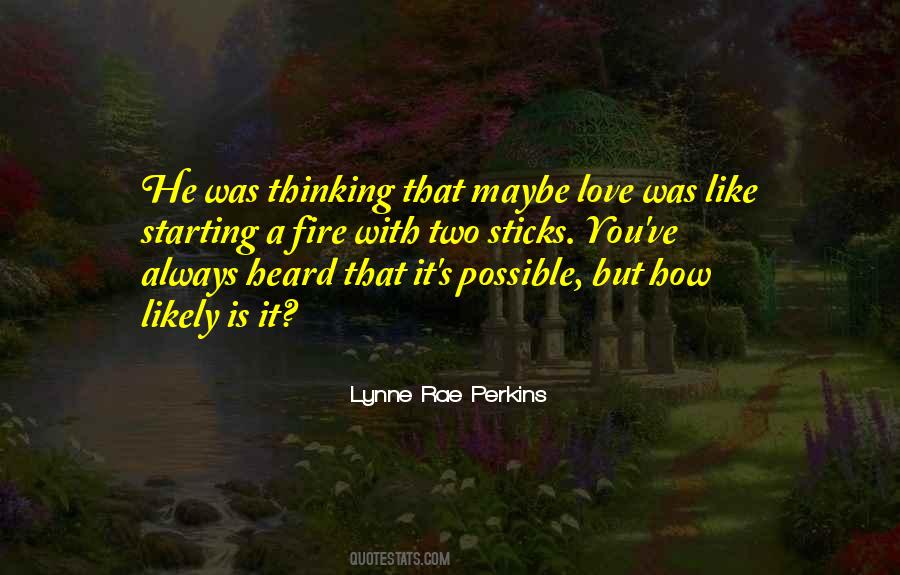 Possible Maybe Quotes #1714286