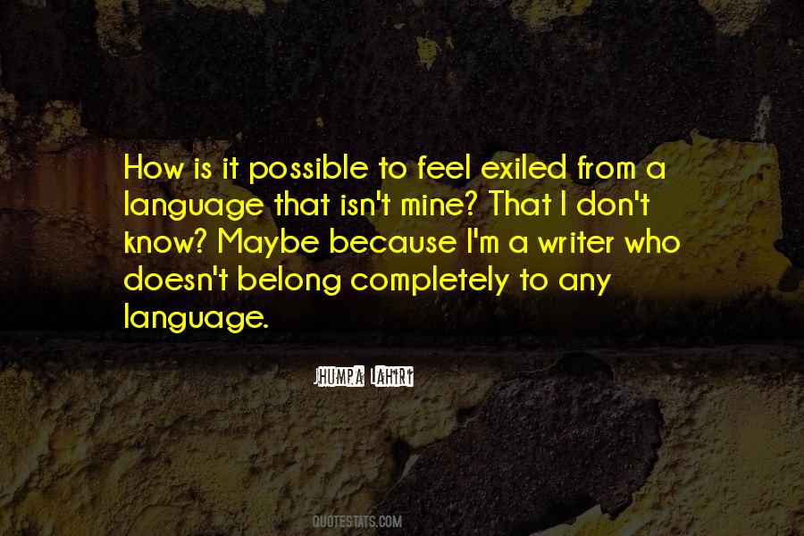 Possible Maybe Quotes #436564