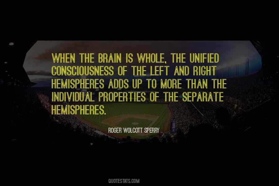 Hemispheres Of The Brain Quotes #921392