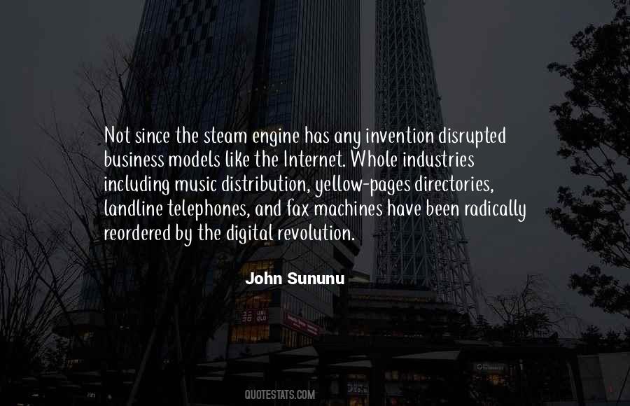 Quotes About The Steam Engine #229137