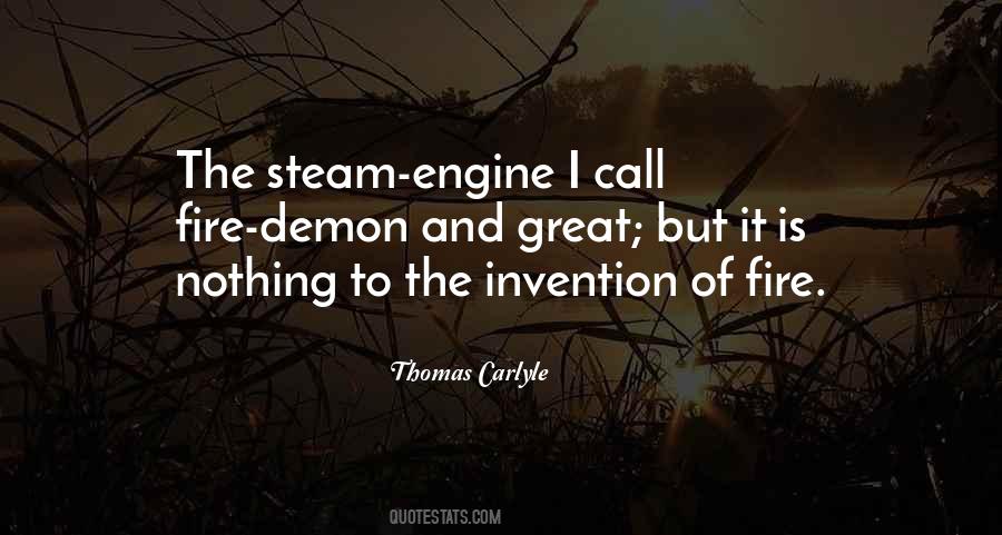 Quotes About The Steam Engine #88529