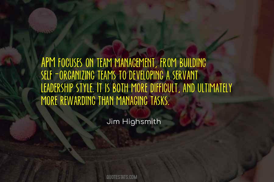 Team Management Quotes #1535140