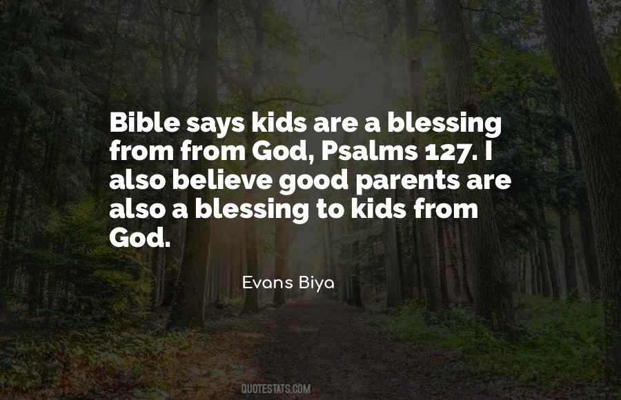 Blessing From God Quotes #621785