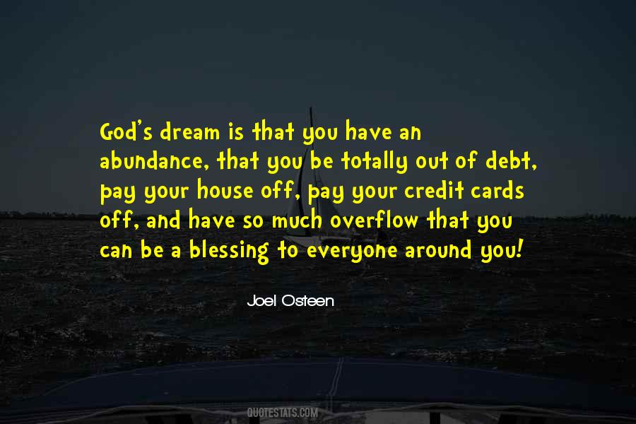 Blessing Overflow Quotes #886376