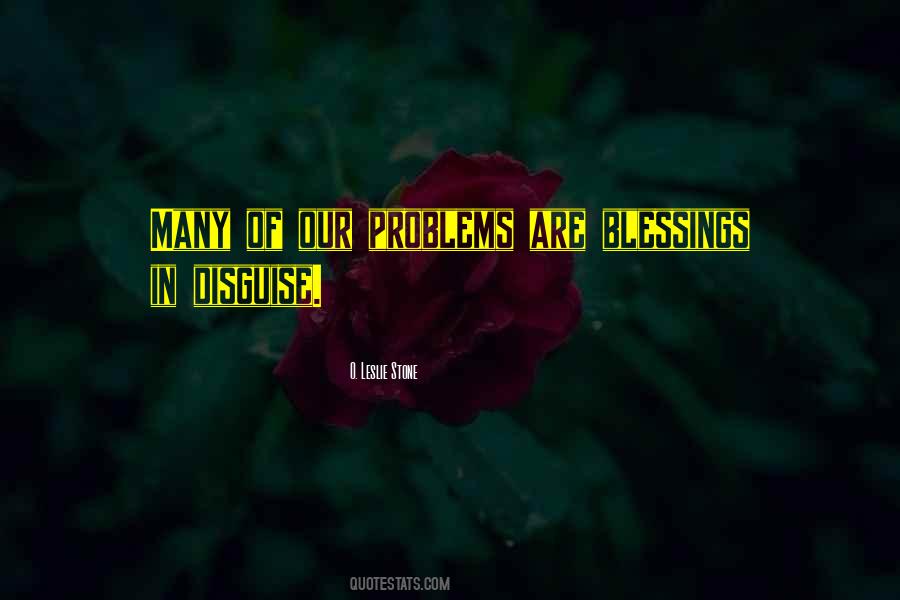 Blessings Come In Disguise Quotes #1200260