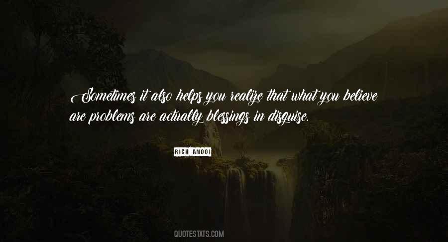 Blessings Come In Disguise Quotes #1560325
