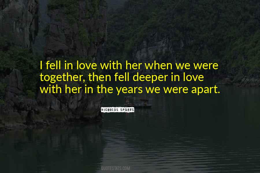 Fell Apart Quotes #275145