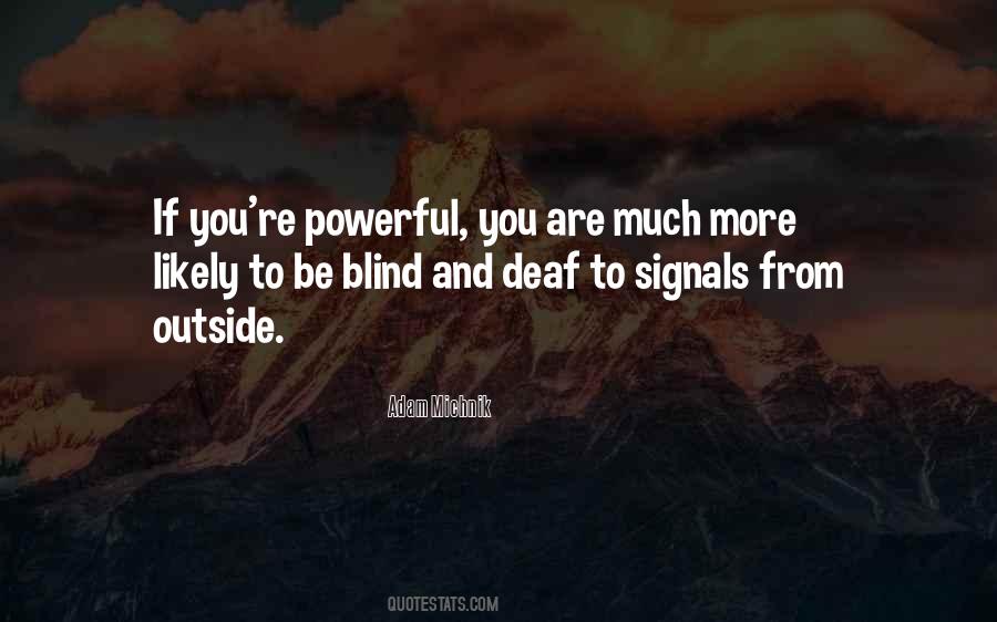 Blind And Deaf Quotes #757587