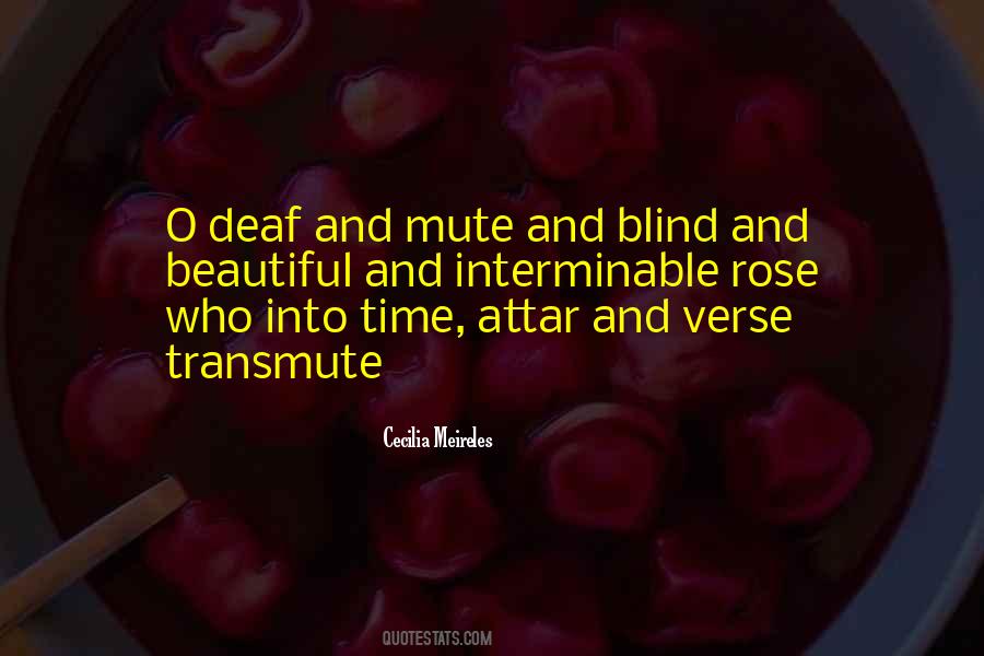 Blind And Deaf Quotes #768174
