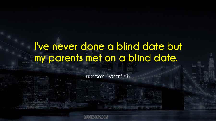 Blind Date Quotes #102568