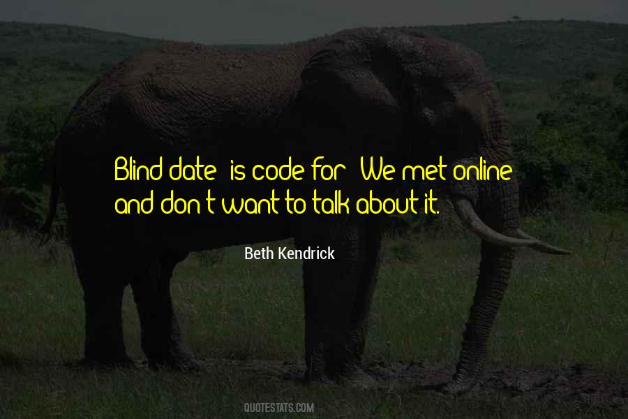 Blind Date Quotes #149400