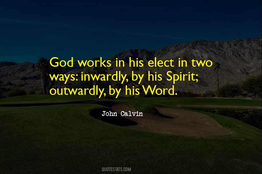 God S Elect Quotes #18501