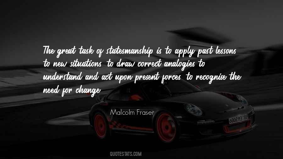 Statesmanship Vs Leadership Quotes #1082186