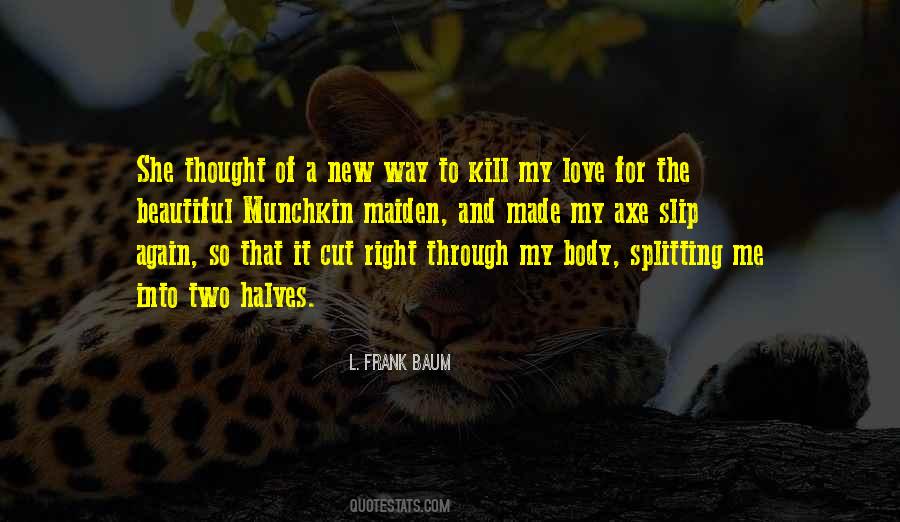 Baum Love Quotes #755424