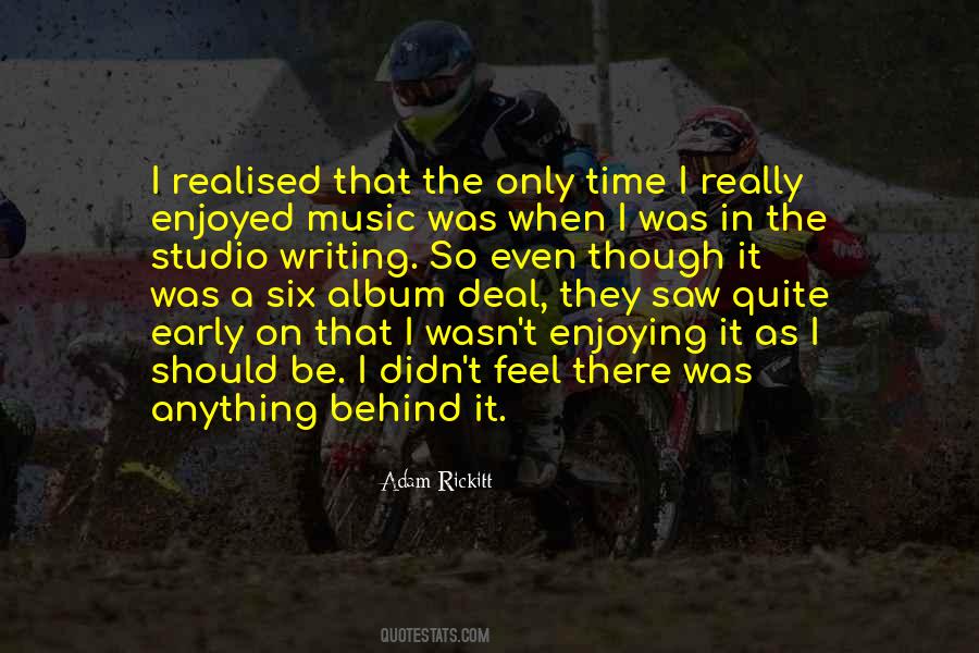 Enjoying Music Quotes #435147