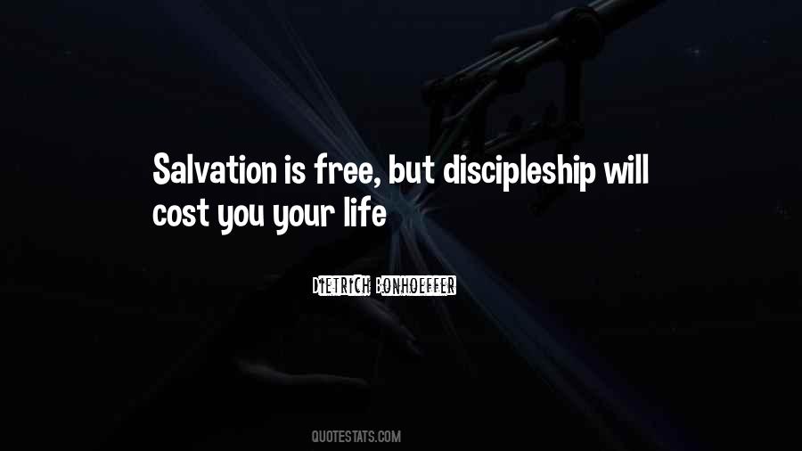 Bonhoeffer Discipleship Quotes #141914