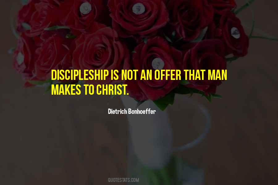 Bonhoeffer Discipleship Quotes #628839
